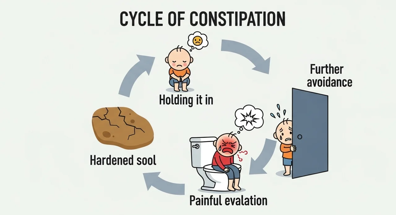 소아변비의 주요 원인: 왜 자꾸 반복될까?