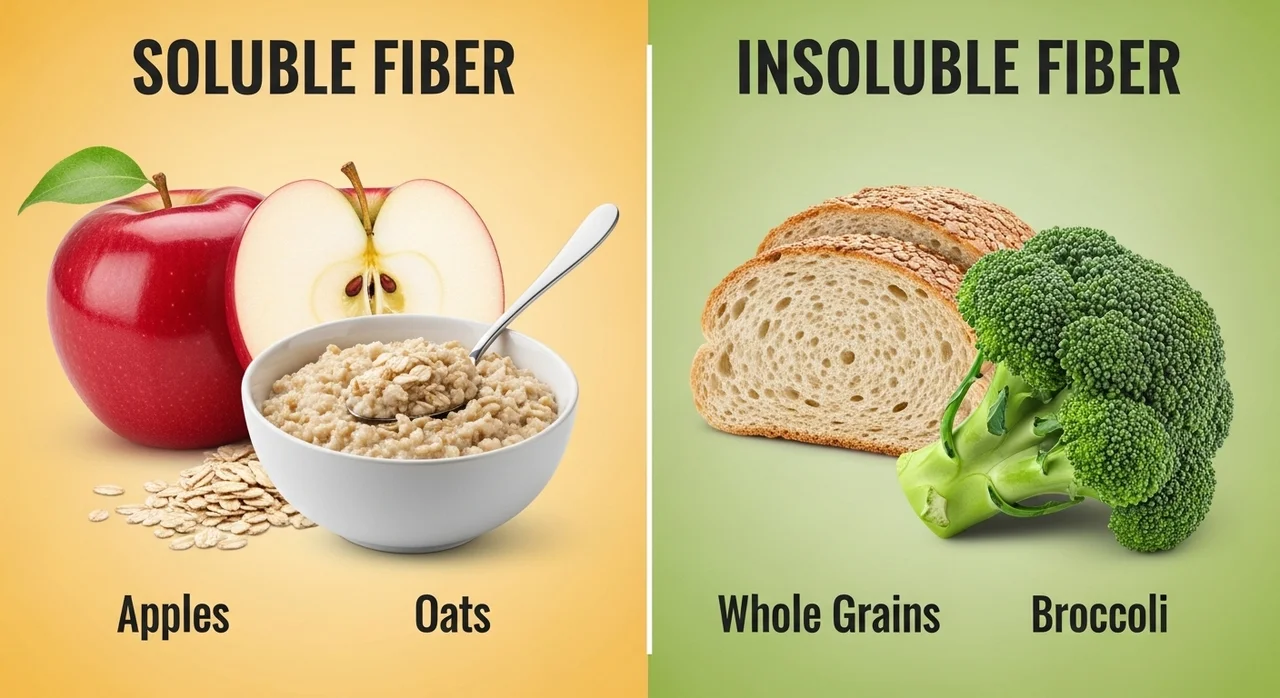 수용성 vs 불용성 식이섬유, 차이점 알기