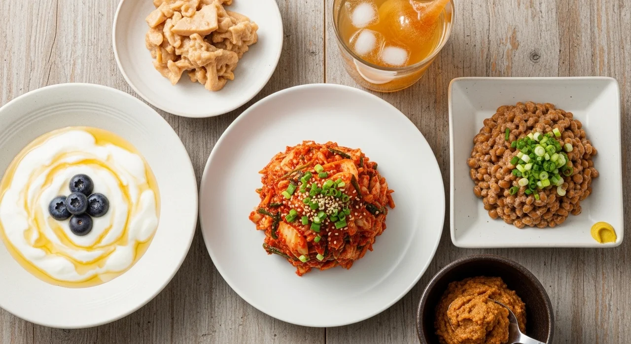 한눈에 비교하는 대표 발효 음식 베스트 5