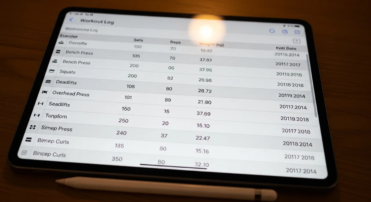 운동 일지에 꼭 기록해야 할 핵심 데이터 5가지