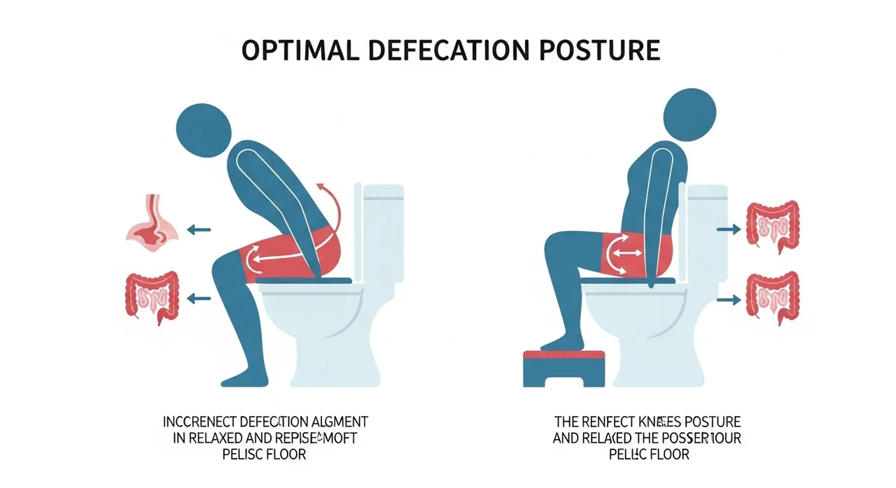 쾌변을 부르는 3단계 루틴