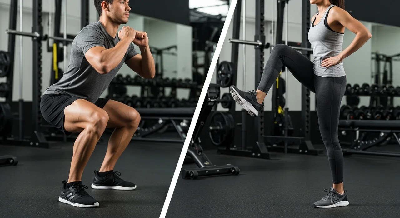 스쿼트 vs 발뒤꿈치 들기, 나에게 맞는 운동은?