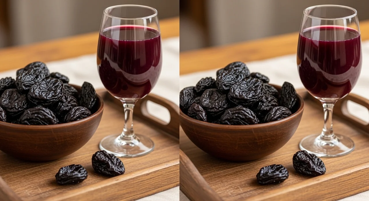 건자두 vs 푸룬주스, 어떤 것을 선택할까요?