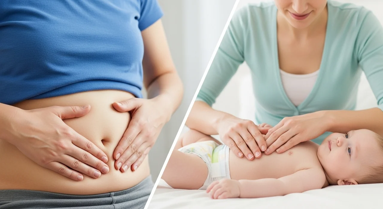 성인 vs 아기, 장마사지 방법이 어떻게 다를까?