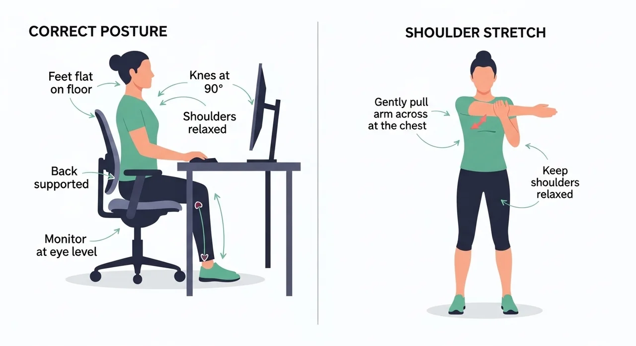 어깨 건강을 지키는 생활 수칙 체크리스트