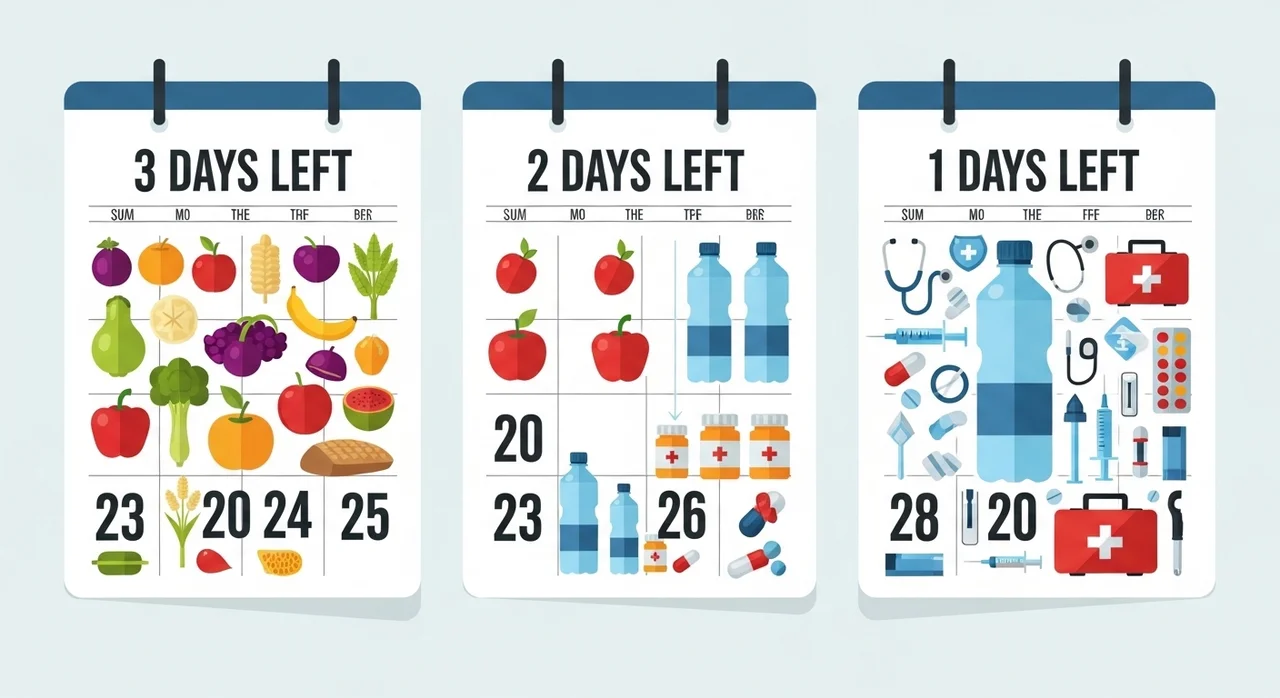 실전! 3일 전부터 시작하는 장세척 단계