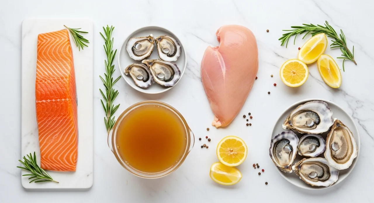 대표적인 콜라겐 함유 식품 한눈에 비교