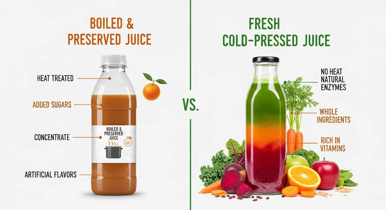 인생주스의 두 갈래, 농축액 vs 착즙 주스 차이점