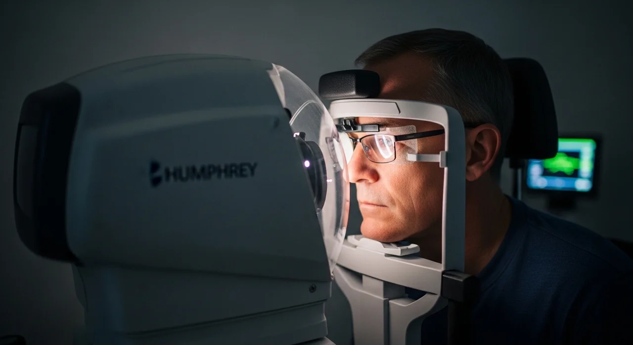 정확한 진단을 위한 시야 검사 단계