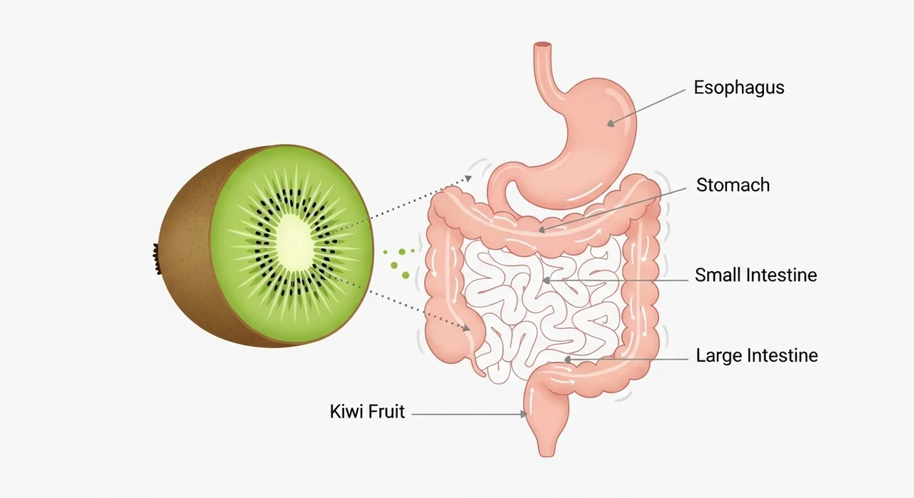 키위가 변비를 해결하는 과학적인 이유