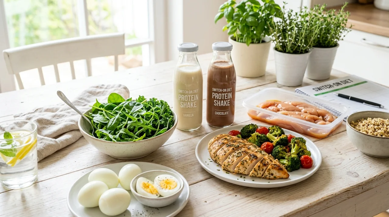 스위치온 다이어트 식단 총정리: 내장지방 빼고 체질 개선하는 3주 비법