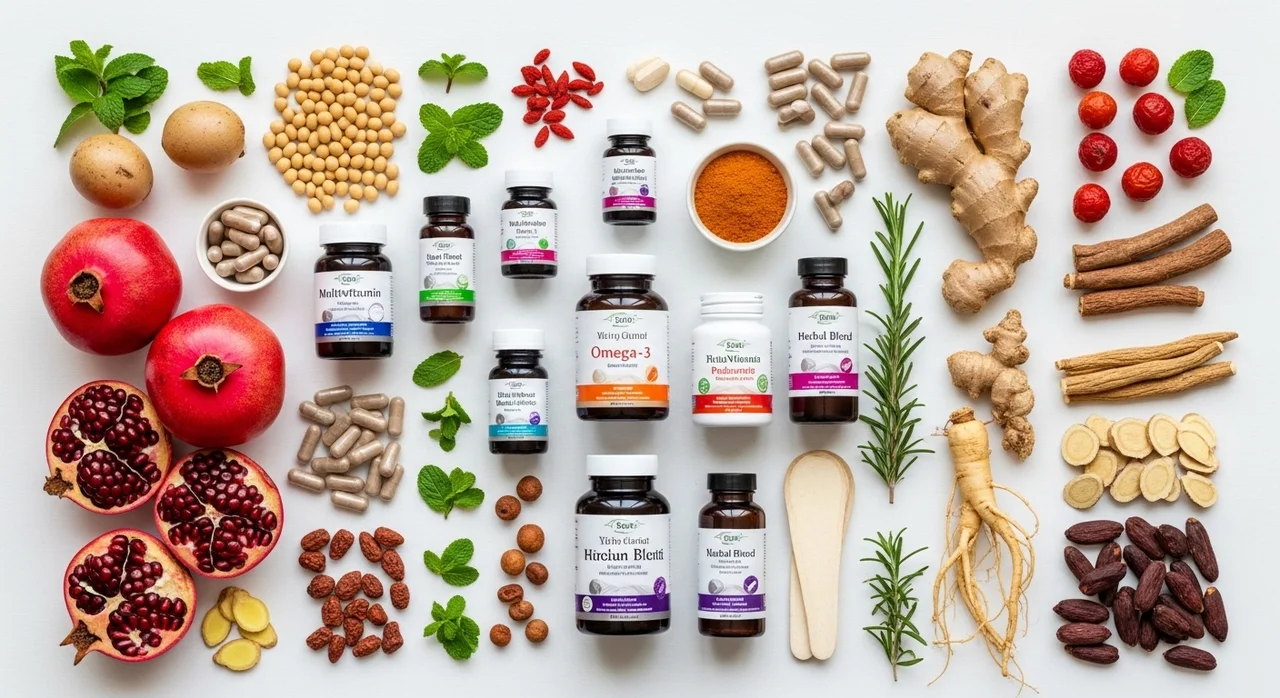 대표적인 갱년기 영양제 성분별 효능 비교