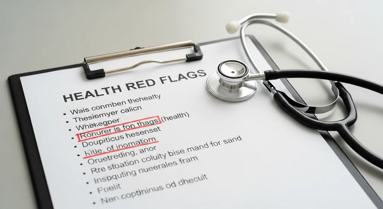 이런 증상이 있다면 즉시 병원을 가야 해요