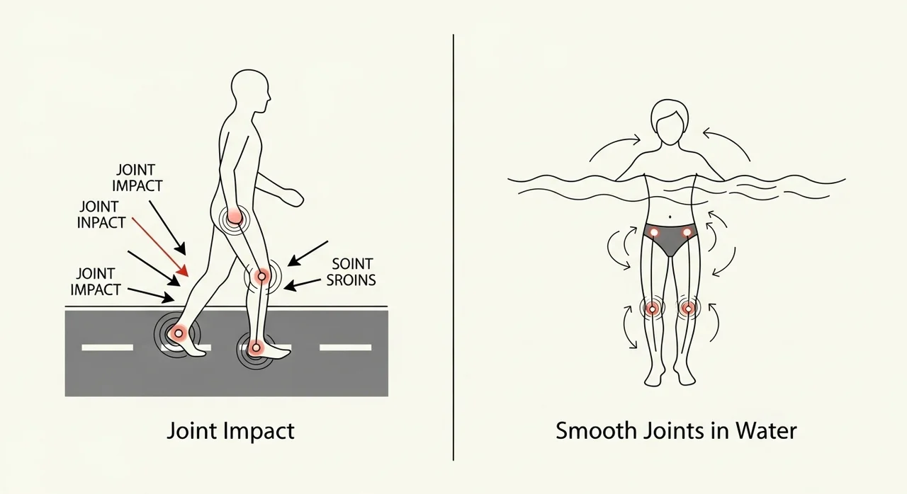 수중 운동 vs 지상 운동, 무엇이 다른가요?
