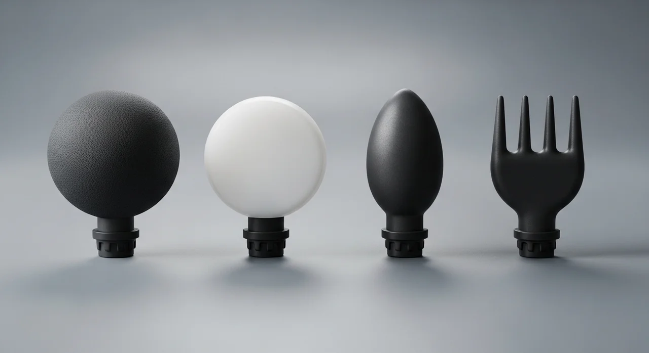 부위별 맞춤 케어! 4종 헤드 활용법