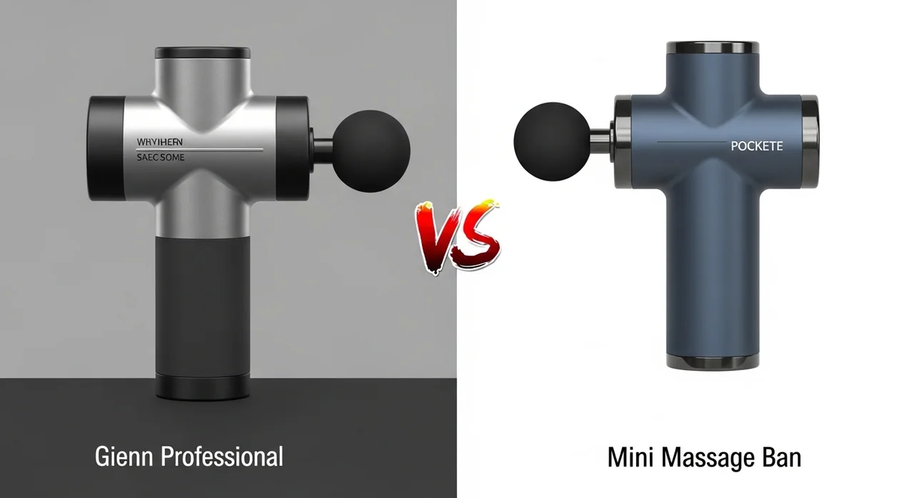 미니 vs 대형 마사지건, 어떤 게 나을까?