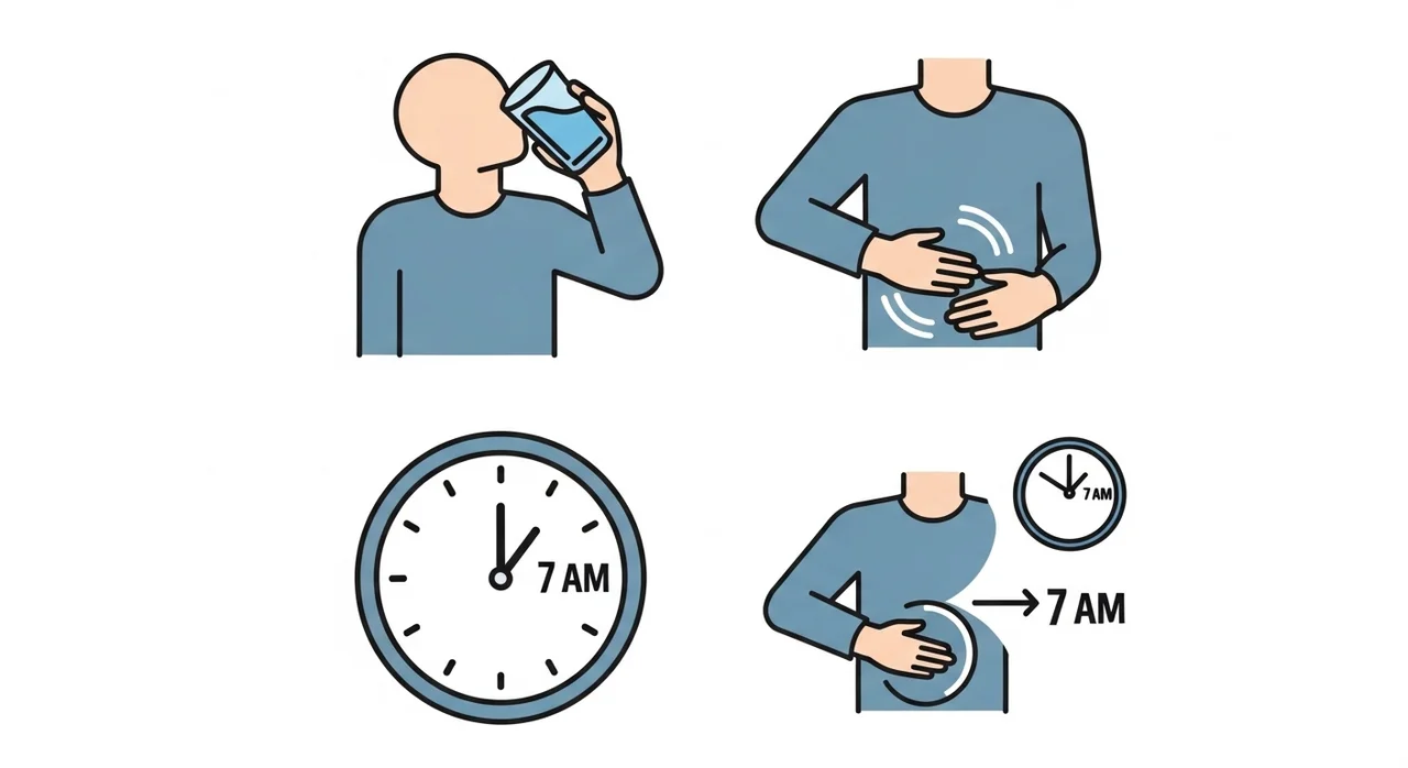 쾌변을 부르는 아침 루틴 3단계