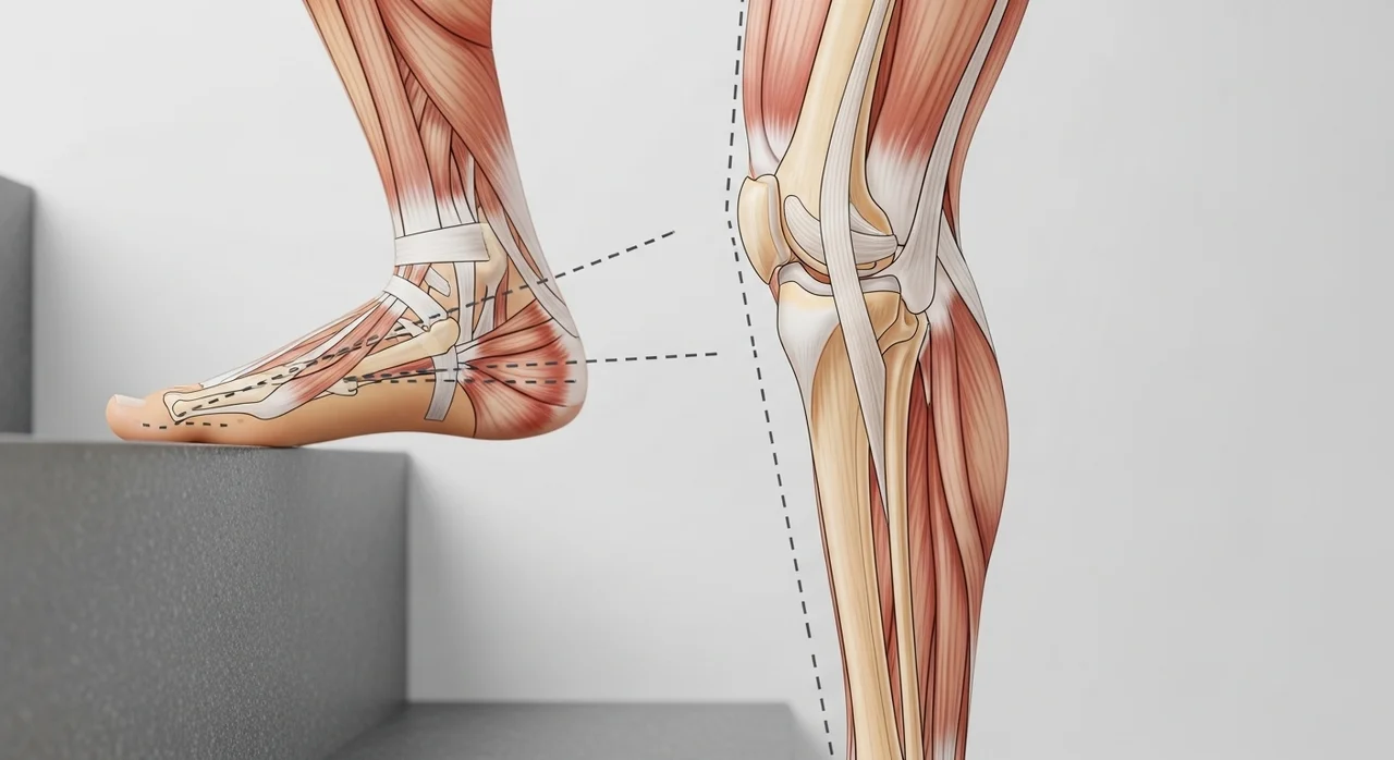 무릎 통증 없이 계단 오르는 핵심 원리