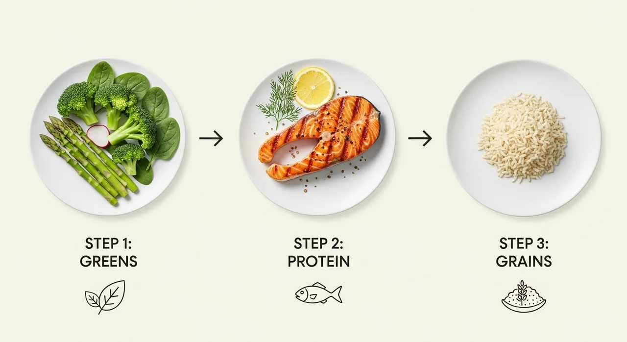 실패 없는 혈당 스파이크 방지 식단 3단계 순서
