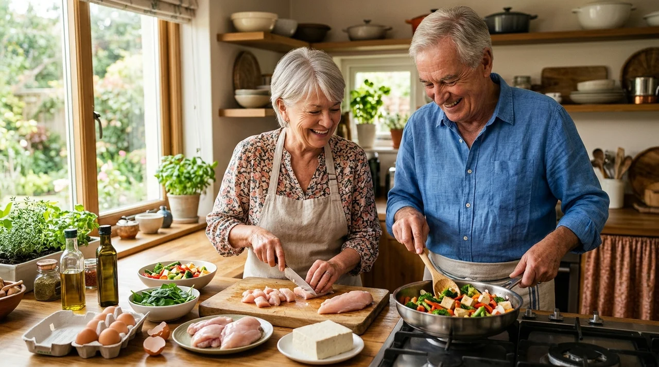 시니어 근감소증 단백질 섭취 가이드: 근육 지키는 식사법 3가지