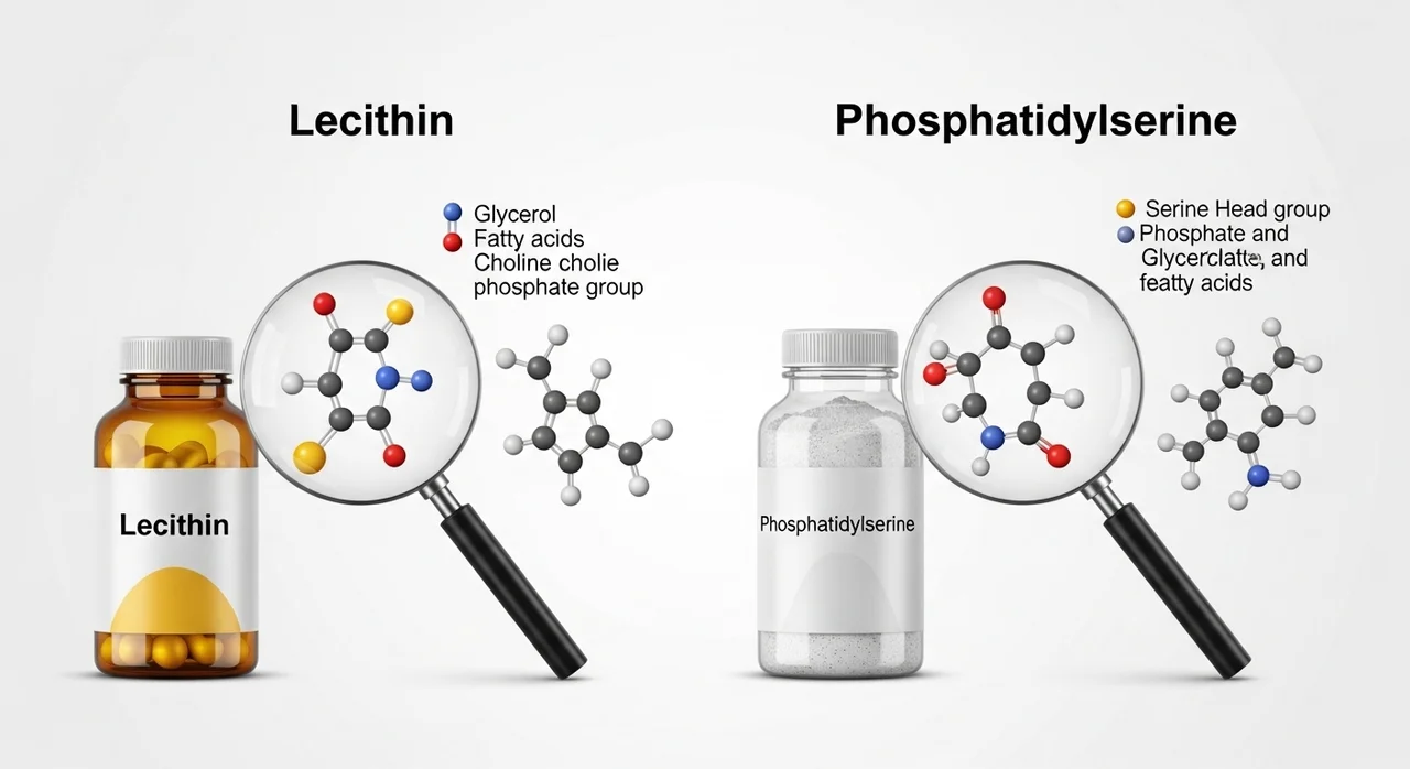 포스파티딜세린 vs 레시틴, 어떤 차이가 있을까?