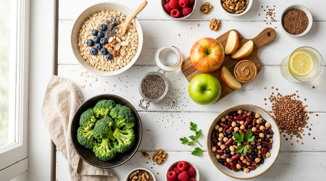 섬유소 효능 및 식이섬유 많은 음식 가이드: 혈당 관리와 다이어트 성공 비결