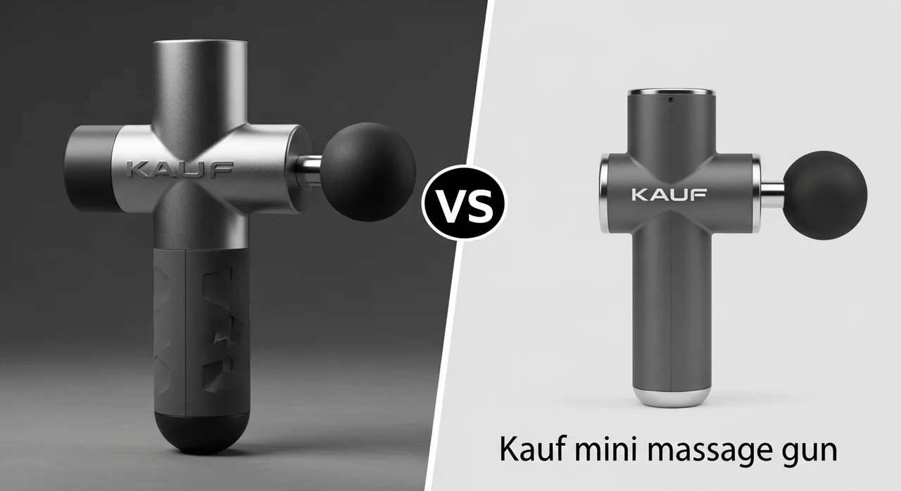 일반 마사지건 vs 카프 미니 마사지건 비교