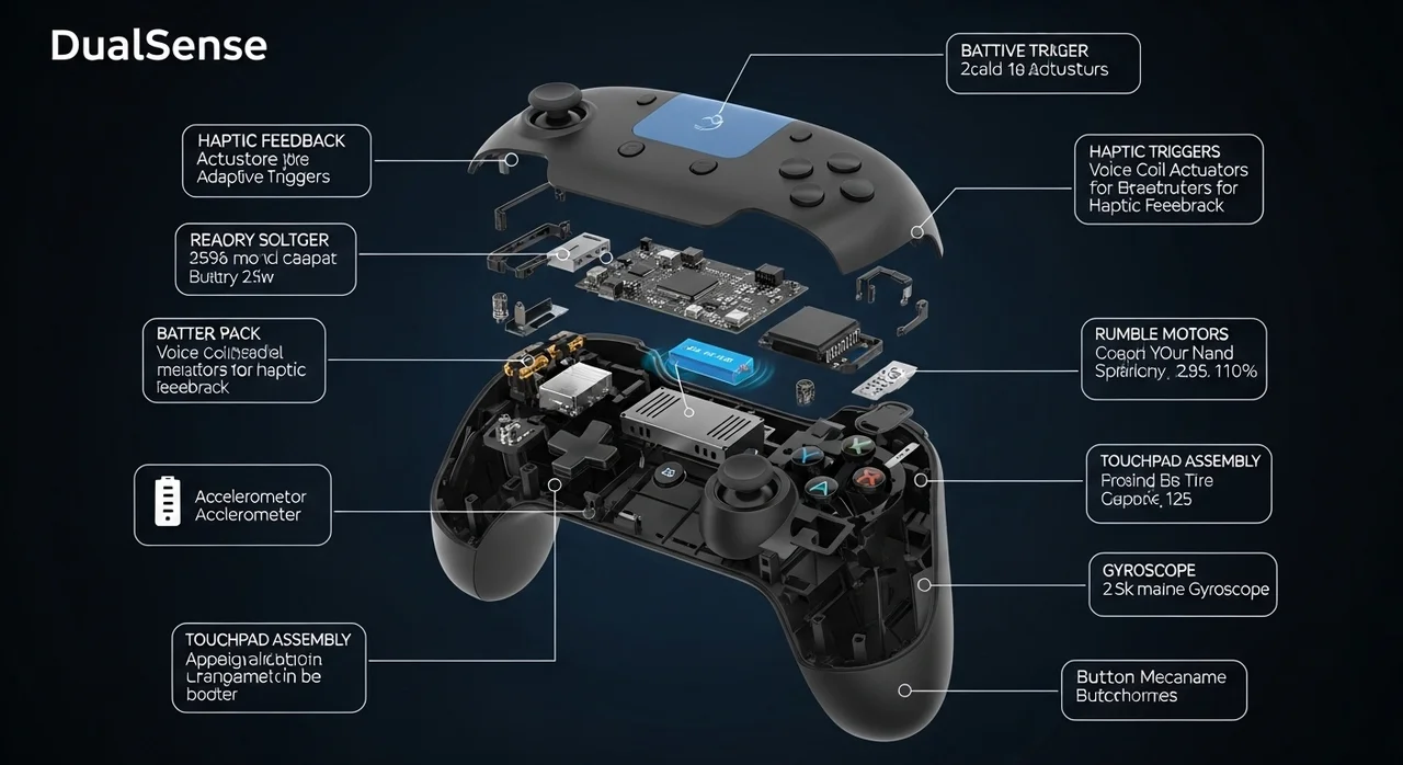 듀얼센스 정품 주요 사양 및 특징 요약