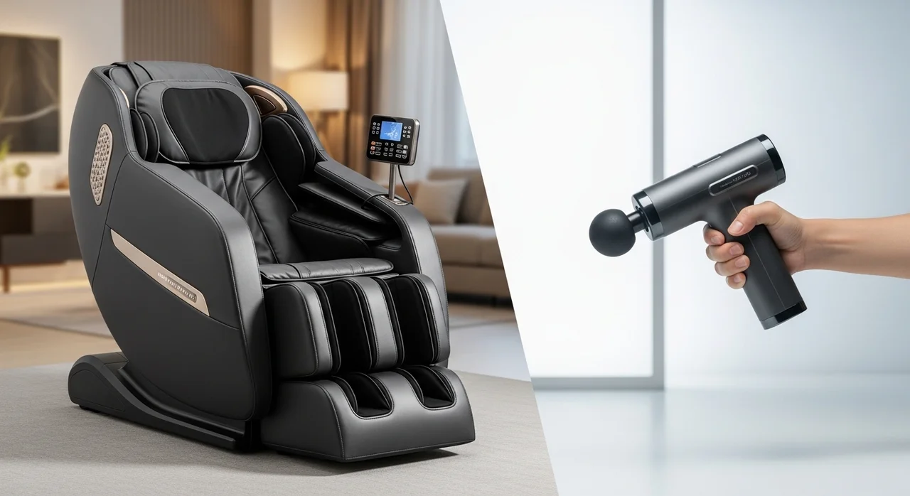 안마 의자 vs 마사지기 한눈에 비교하기