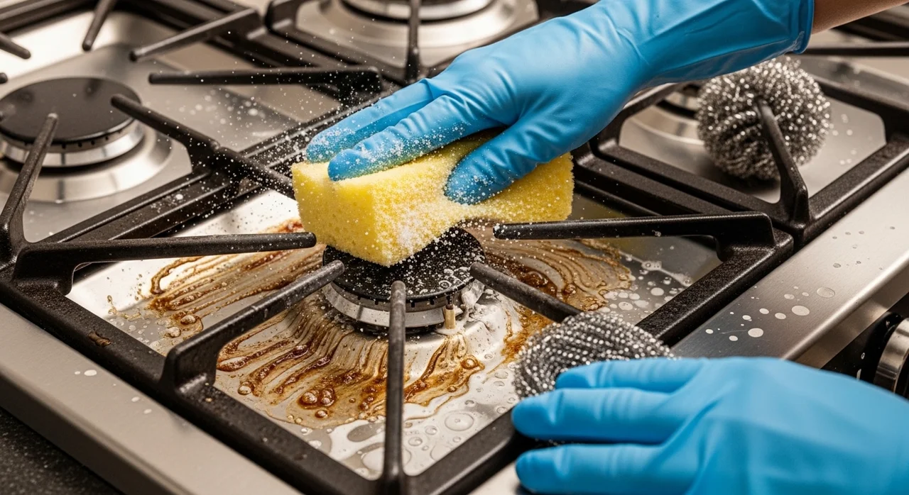 가스레인지와 후드 기름때 제거법