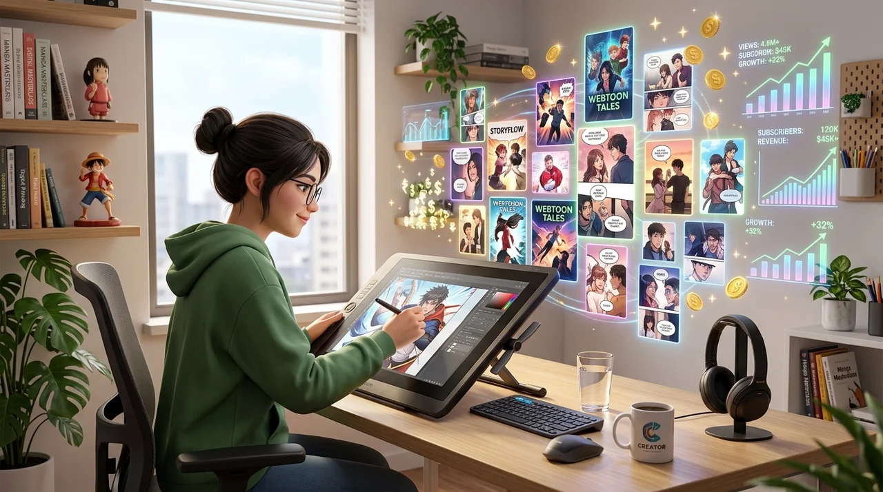 웹툰 작가 수입 구조의 모든 것! MG와 RS 정산 방식 완벽 가이드