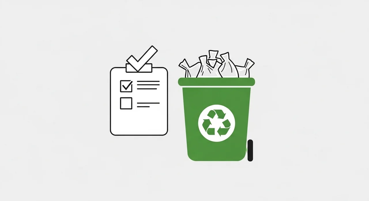 분리수거 시 꼭 챙겨야 할 체크리스트