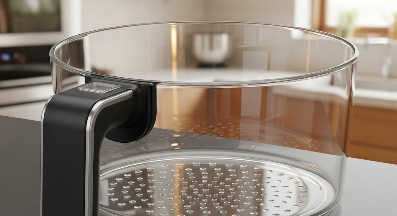 코팅 걱정 없는 건강한 선택, 내열유리 글라스 에어프라이어