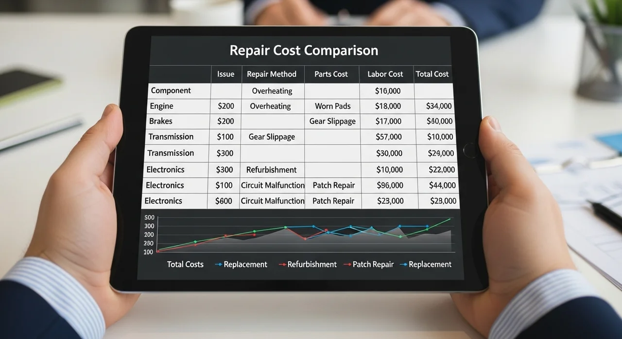 한눈에 비교하는 기종별 액정 수리비 예상표