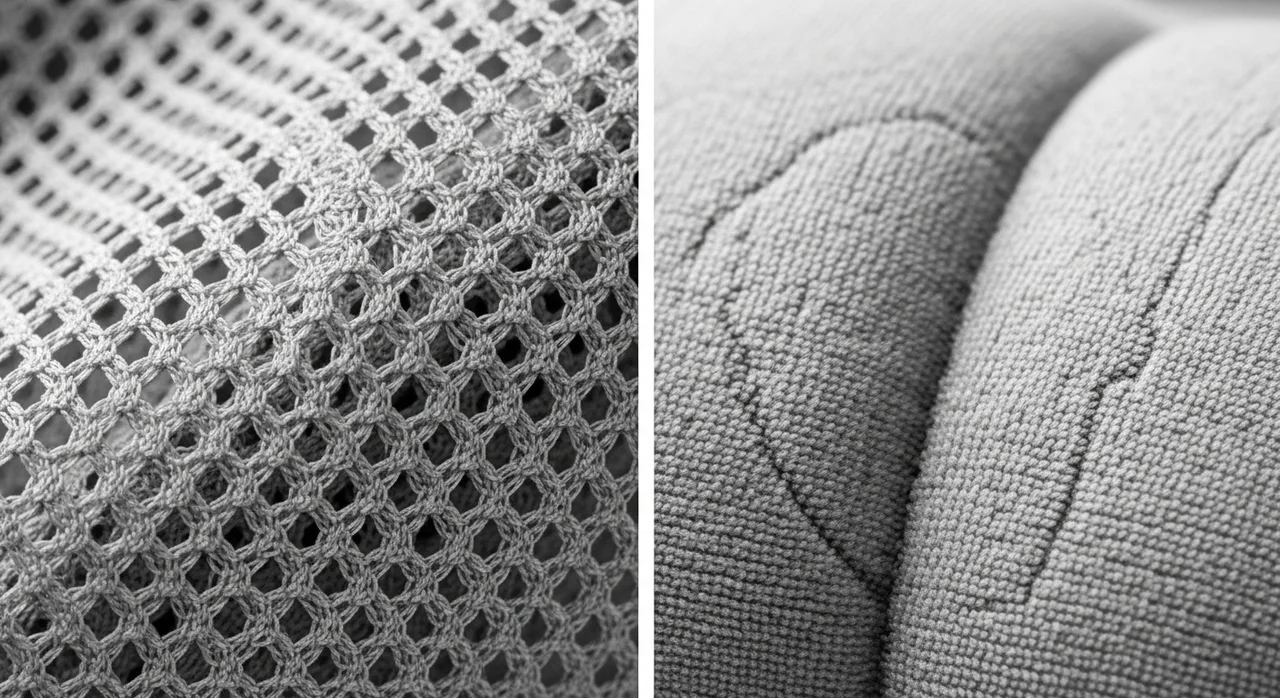 메쉬 vs 패브릭, 소재의 선택 기준