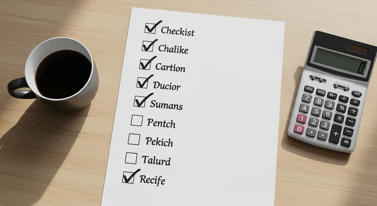 가계부 작성 전 필수 체크리스트