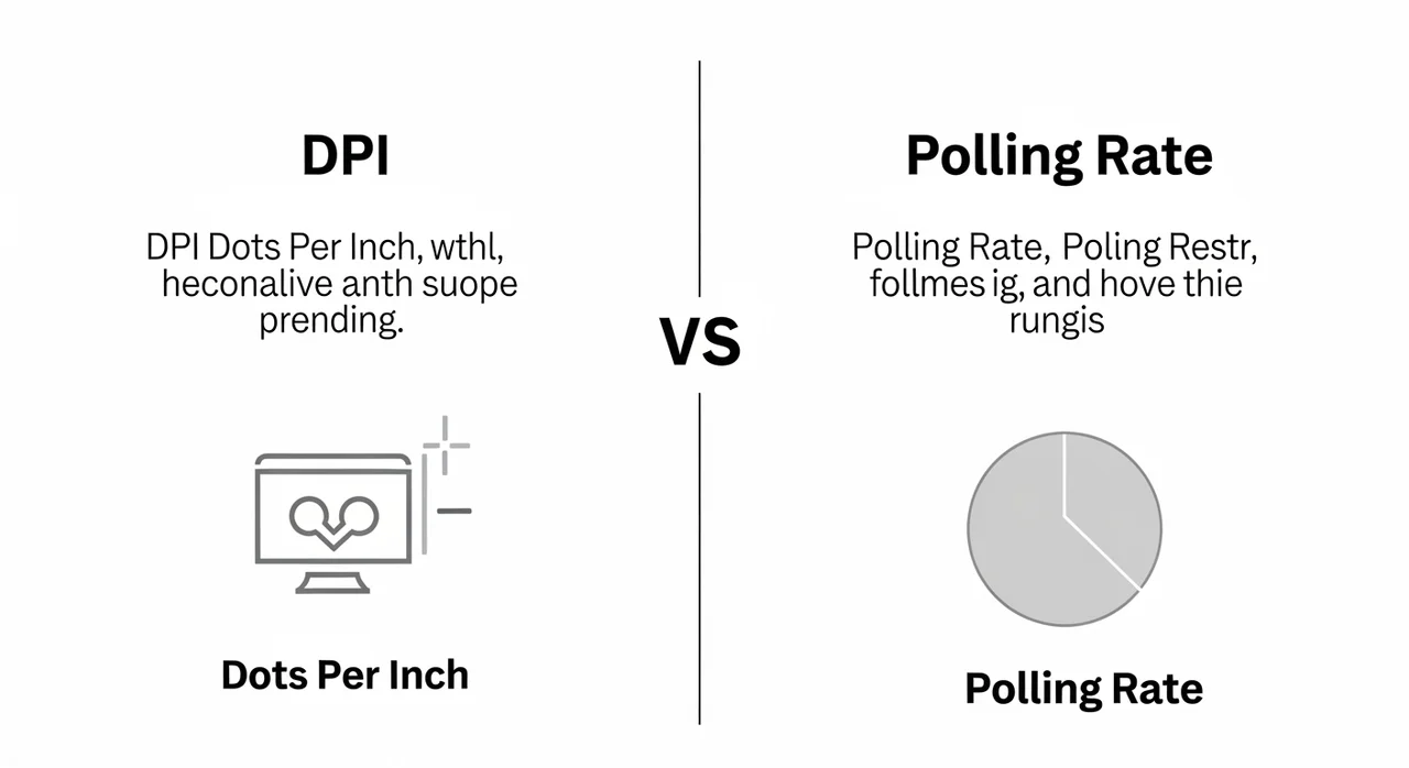 마우스 성능을 결정하는 3가지 핵심 지표