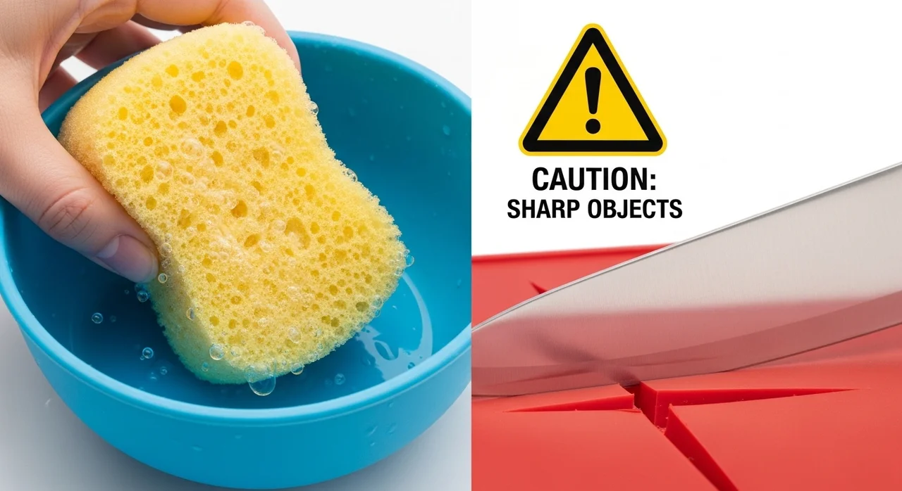 실리콘 제품 사용 시 반드시 피해야 할 행동