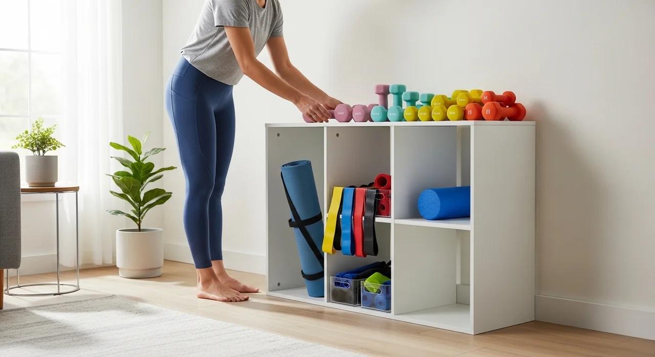 지저분한 홈트 기구, 어떻게 정리해야 할까요?