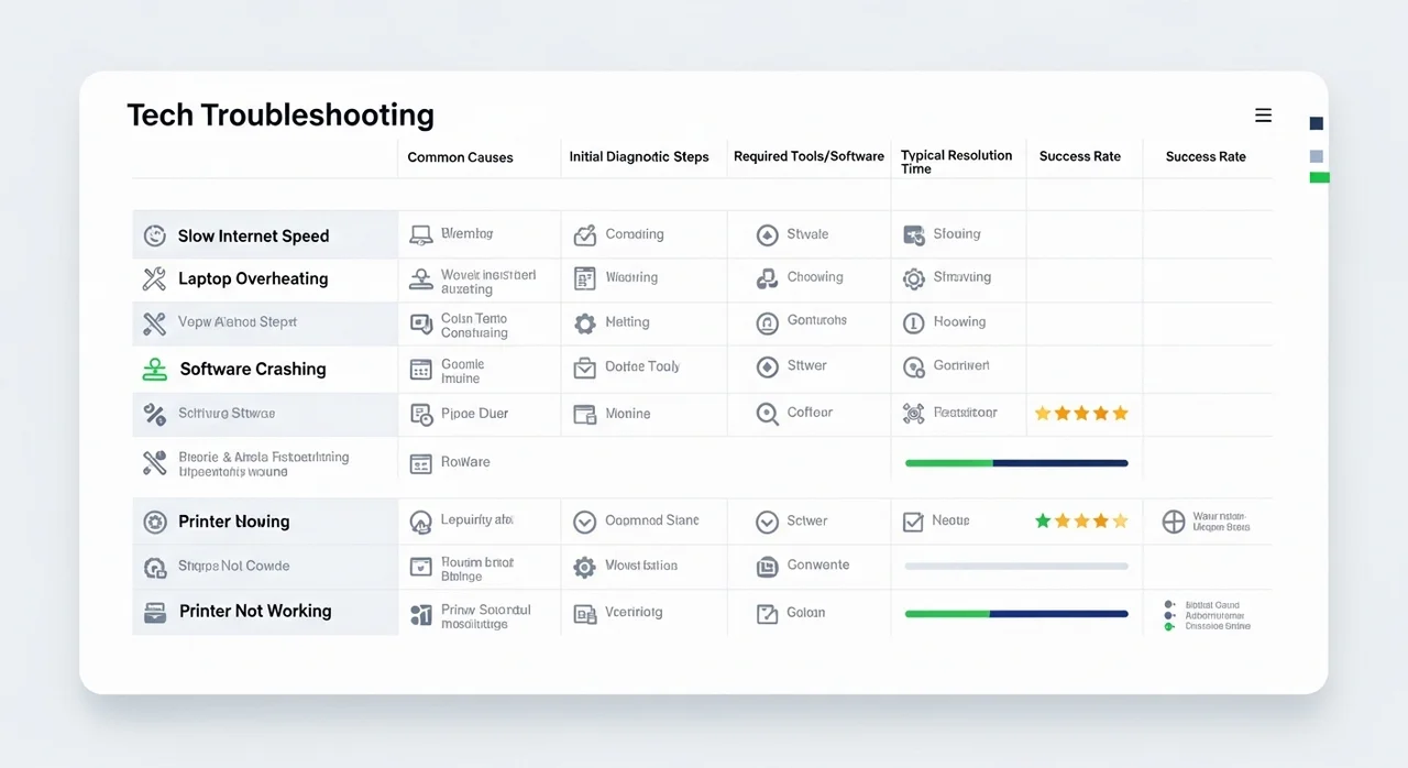증상별 해결 방법 한눈에 보기