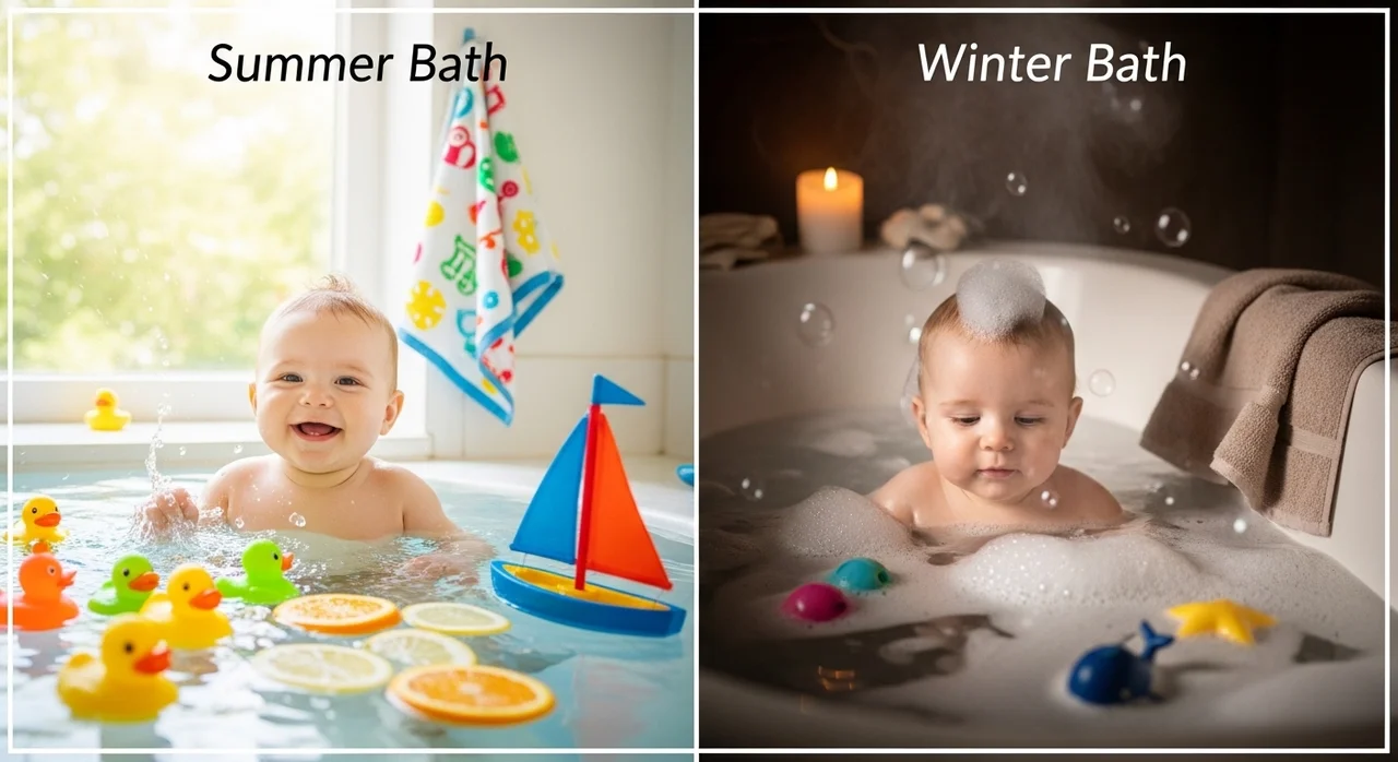 여름 vs 겨울, 계절별 목욕 팁
