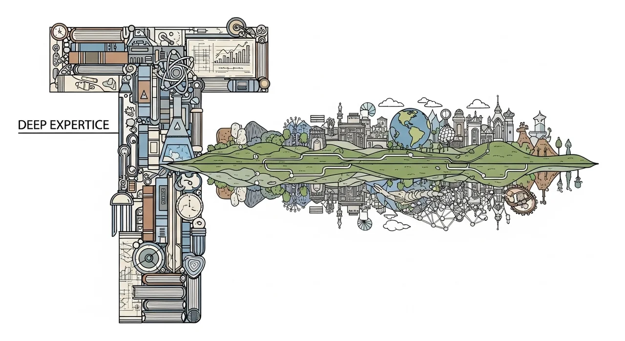 T자형 인재로 거듭나기: 전문성과 확장성