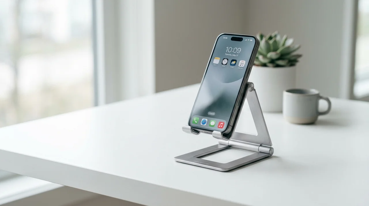 신지모루 슬림 폴드 각도조절 거치대 후기: 휴대성과 안정성 끝판왕 분석