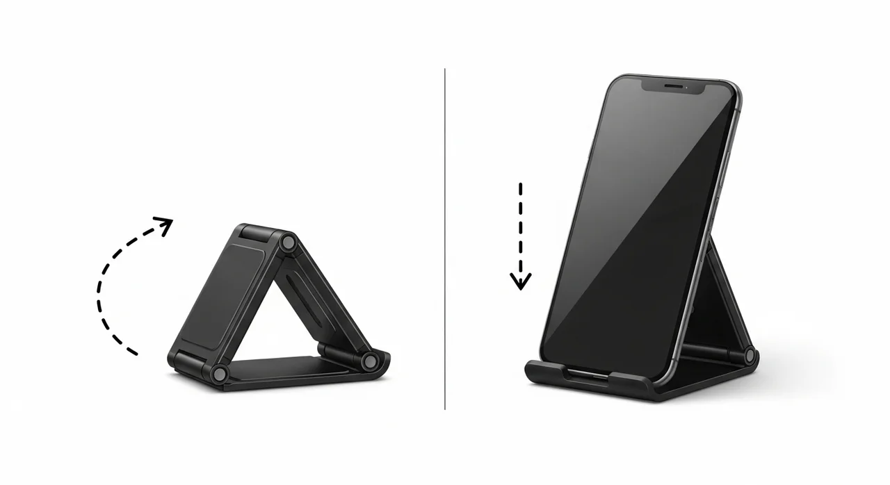 실전 사용 가이드: 각도 조절 및 거치 방법