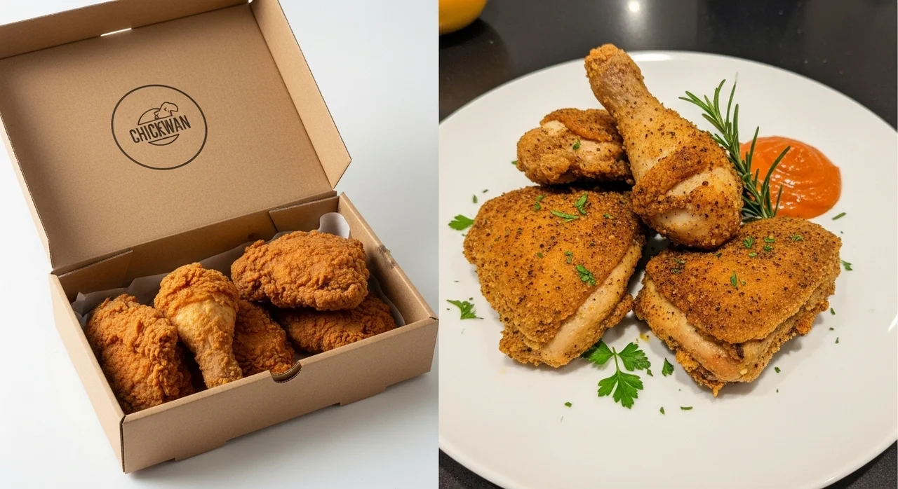 배달 치킨 vs 마니커 바사삭 후라이드 전격 비교