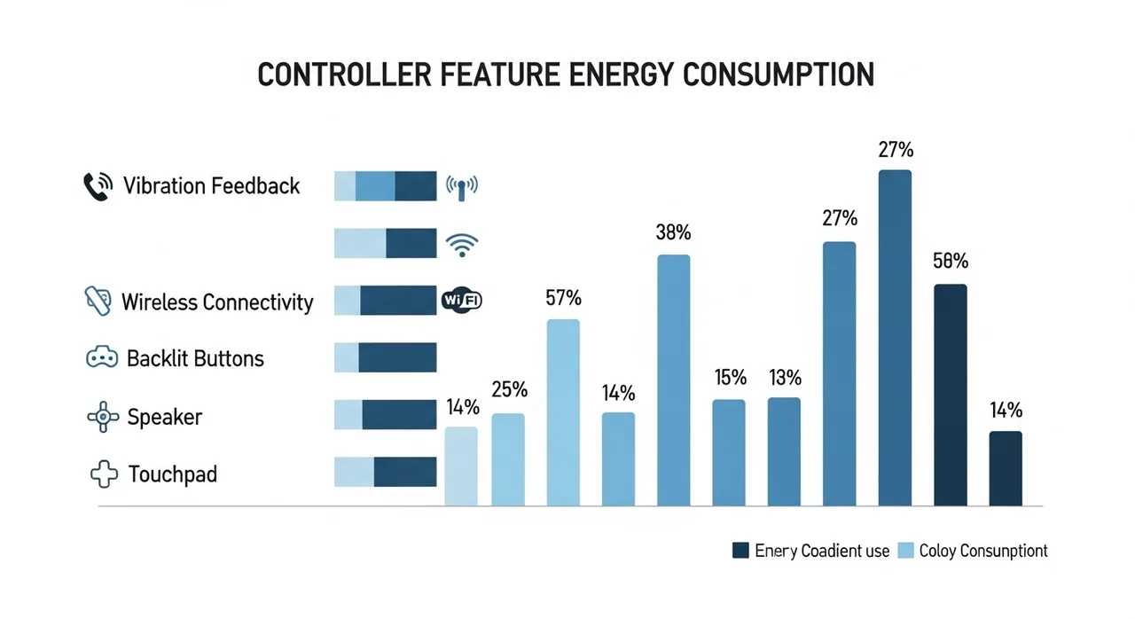 배터리를 좀먹는 주범들: 소모 전력 비교