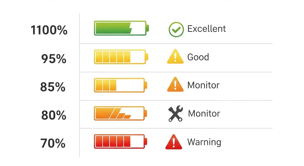 내 배터리 상태는 어느 정도일까? 등급별 가이드