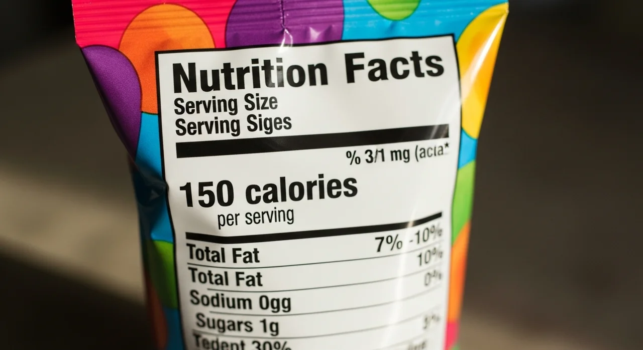 영양성분 확인: 맛있으면 0칼로리는 아니지만!