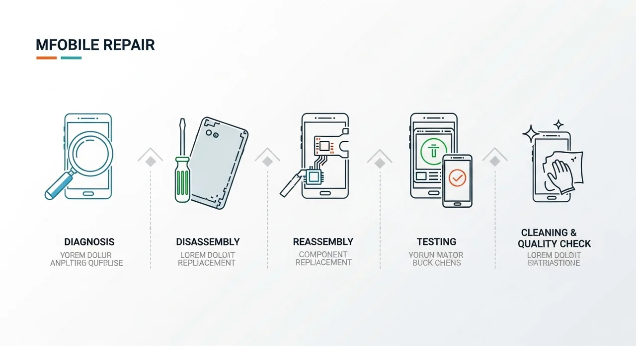 아이폰 사설 수리 진행 절차 5단계