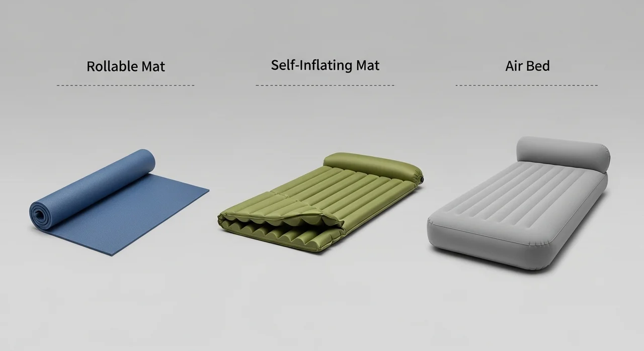한눈에 보는 캠핑 매트 두께별 특징 비교
